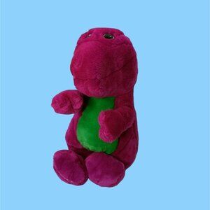 Vintage Barney Plush Dinosaur Stuffed Animal Toy 1992 Plush Golden Bear Co 12 in